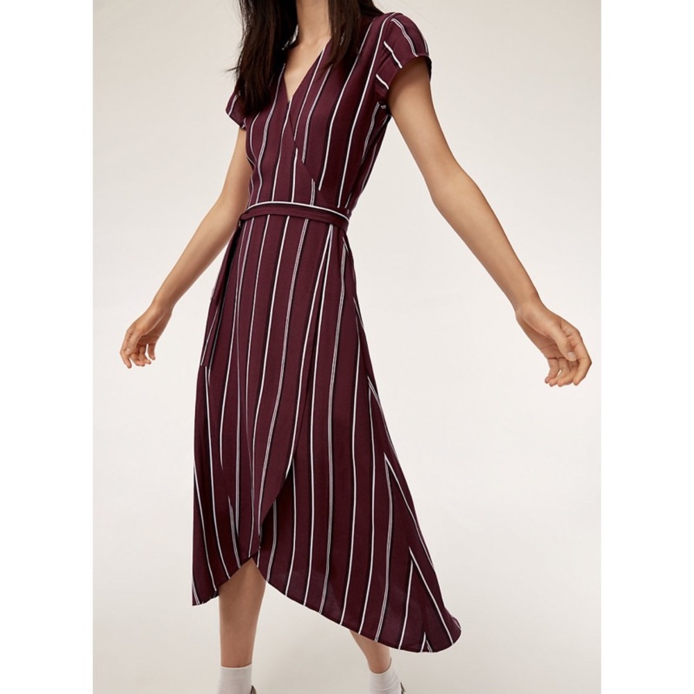 Wilfred Free Maxi Wrap Dress